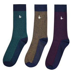 Jack Wills Waffle Stitch 3 Pack Socks