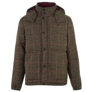 Jack Wills Castlecroft Checked Wool Puffer