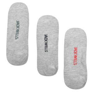 Jack Wills Weland Three Pack No Show Socks