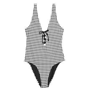 Jack Wills Durleston Tie Front Swimsuit