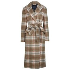 Jack Wills Blythe Long Checked Robe Coat