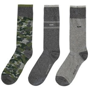 Michael Kors 3 Pack Camo Crew Socks