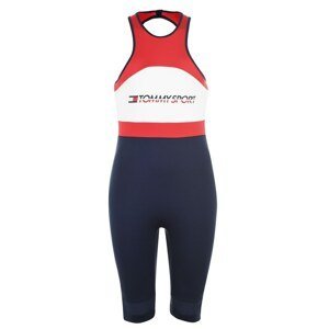 Tommy Sport Colour Block Flag Tape One-Piece