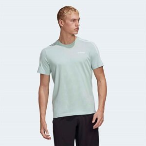 Adidas 3 Stripe Essential T Shirt Mens