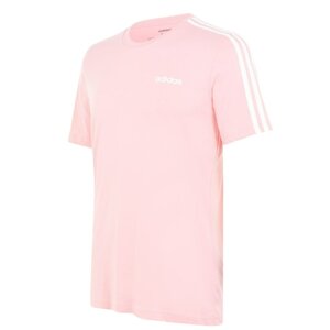 Adidas 3 Stripe Essential T Shirt Mens