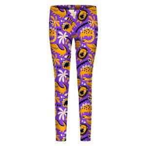 Mr. GUGU & Miss GO Girl's Leggings KL1598 Violet