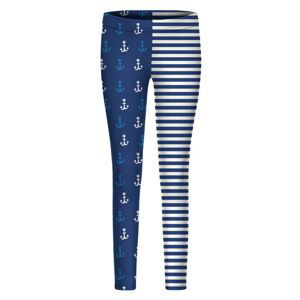 Mr. GUGU & Miss GO Woman's Leggings KL1632 Navy Blue