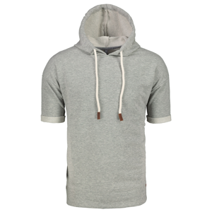 Ombre Clothing Men's hoodie with short sleeves B1067