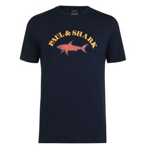 Paul And Shark Crew Big Print Logo T Shirt
