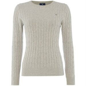 Gant Cotton crew neck cable jumper