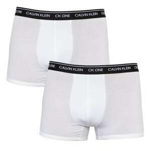 Sada dvoch bielych boxeriek Calvin Klein Underwear