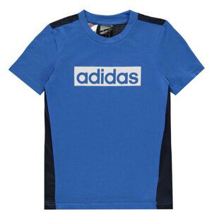 Adidas Climalite Box Logo T Shirt Junior Boys