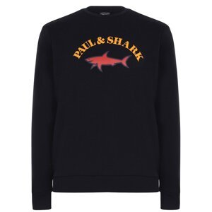 Paul And Shark Crew Big Print Crew Sweatshirt