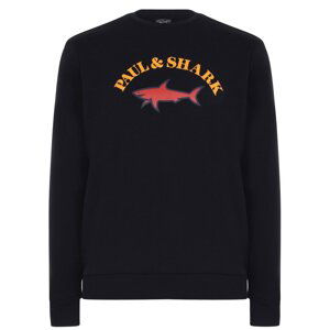 Paul And Shark Crew Big Print Crew Sweatshirt