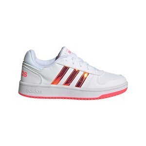 Adidas Hoops Leather Junior Girls Trainers