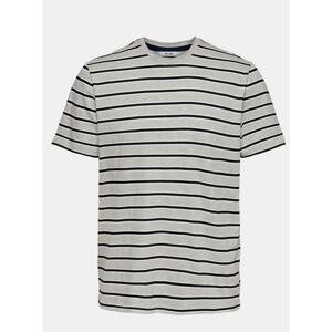 Grey Striped T-shirt ONLY & SONS Mel