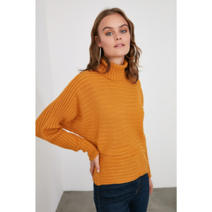 Trendyol Mustard Bolary Knit Sweater