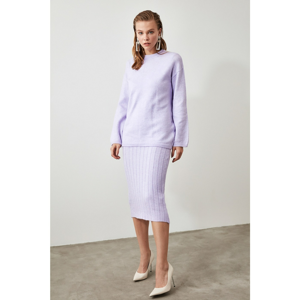 Trendyol Lila 2 Sweater - Dress Knitwear Suit