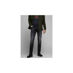 Čierne slim fit rifle Jack & Jones Glenn