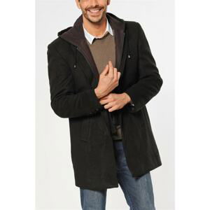 PLT3173 DEWBERRY COAT-DAGONAL COFFEE