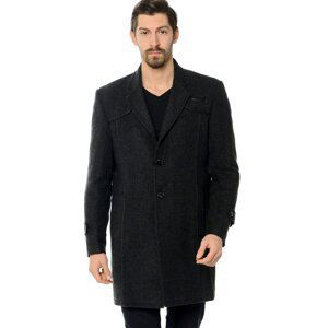 PLT7640 DEWBERRY COAT-DIAGONAL ANTHRACITIS