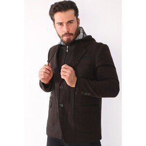 K7533 DEWBERRY MEN's COAT-COFFEE