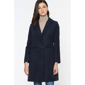 Z6380 DEWBERRY WOMEN's COAT-LACİVERT