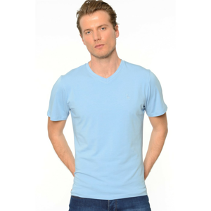 T8537 DEWBERRY T-SHIRT-BLUE