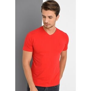 T8537 DEWBERRY T-SHIRT-RED