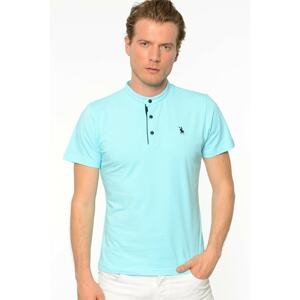 T8538 DEWBERRY T-SHIRT-TURQUOISE