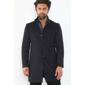 PLT8370 DEWBERRY MEN's COAT-LACİVERT