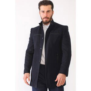 PLT8377 DEWBERRY MEN's COAT-LACİVERT