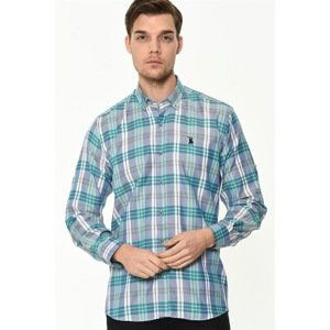 G663 DEWBERRY MEN's SHIRT-BLUE