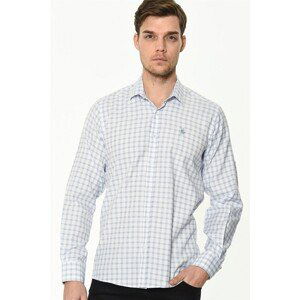 G653 DEWBERRY MEN's SHIRT-BLUE