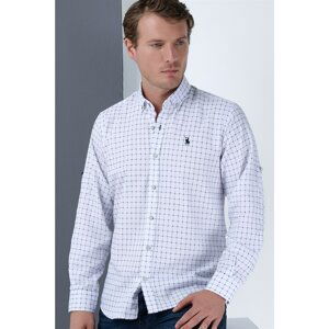 G683 DEWBERRY MEN's SHIRT-WHITE