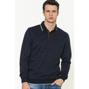 1038 DEWBERRY MEN's SWEATSHIRT-LACİVERT