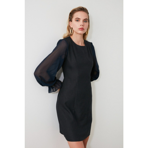 Trendyol Black Sleeve Detail Dress