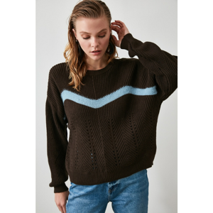 Trendyol Brown Bicycle Collar KnitWear Sweater