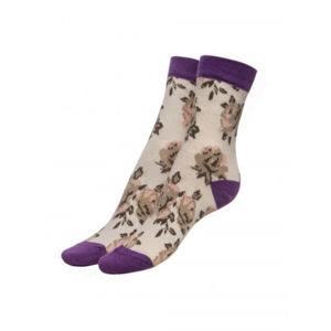 Fiore Woman's Socks Roses  100 Den