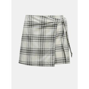 Tally WEiJL White Plaid Shorts