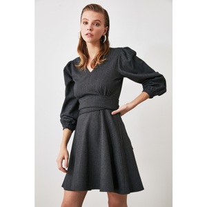 Trendyol Black Binding Detailed Volli Dress