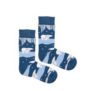Kabak Unisex's Socks Patterned Bears Arctic