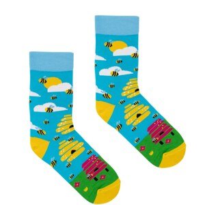 Kabak Unisex's Socks Patterned Bee