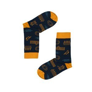 Kabak Unisex's Socks Patterned Cracow Icons