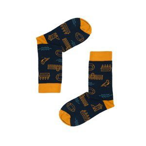 Kabak Unisex's Socks Patterned Cracow Icons