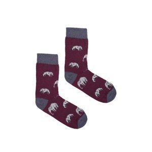 Kabak Unisex's Socks Patterned Elephants
