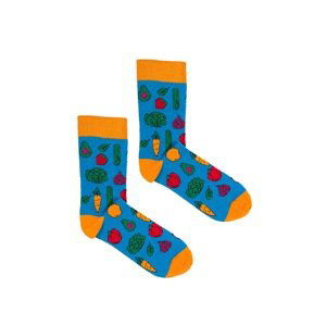 Kabak Unisex's Socks Patterned Fruits And Vege