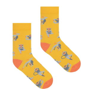 Kabak Unisex's Socks Patterned Yoga Monkeys