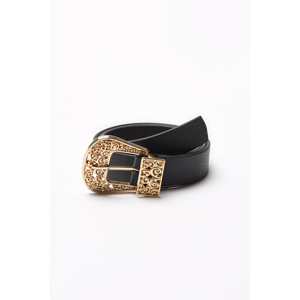 Trendyol Black Buckle Leather Belt