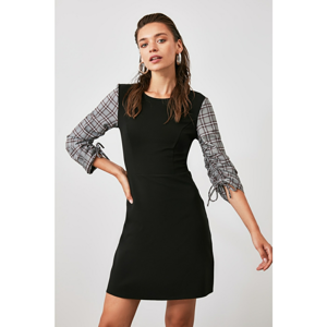 Trendyol Black Sleeve Detail Dress